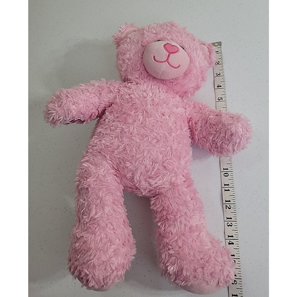 Build A Bear BAB Pink Teddy Bear Cute Cuddle Plush Stuffed Animal Toy 16" - Picture 3 of 9